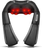 iKristin Rücken Shiatsu Massagegerät mit Wärme – 3D Deep-Massage für Nacken & Schultern