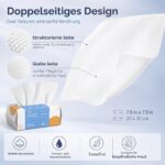 PoeticEHome Baumwoll-Trockentücher 600er Set – Fusselfreie Einwegtücher für empfindliche Haut – Bild 5