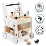 Mamabrum 6-in-1 Holz-Lauflernwagen – Motorikspielzeug & Lernhilfe für Kleinkinder – Bild 4