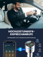 Mohard FM Transmitter Auto Bluetooth 5.3 – Dual-Ladegerät mit 30W USB-C PD & 18W QC3.0 – Bild 4
