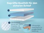 Betten-ABC Kindermatratze 90x200 cm – Kaltschaum mit Oeko-TEX & waschbarem Bezug – Bild 4