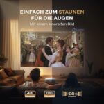 Aurzen EAZZE D1 Smart Beamer 4K – Full HD Projektor mit Netflix & Dolby Audio – Bild 4