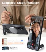 TORRAS Ostand L1 Samsung Galaxy S26 Ultra Hülle – MagSafe mit Ständer & Militärschutz – Bild 3