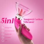 Gobeken 2-in-1 Klitoris Sauger & Brustwarzen Stimulator – 8 Saugmodi & 5 Zungenmodi – Bild 2