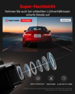 REDTIGER F7N Touch 4K Dashcam – Dual-Kamera mit Touchscreen & GPS für maximale Fahrsicherheit – Bild 4