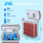 Puremy 24L Elektrische Kühlbox 12V/230V – Kühlen & Wärmen für Auto & Zuhause – Bild 2