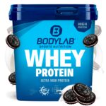 Bodylab24 Whey Protein Pulver Cookies & Cream 1kg – Muskelaufbau für Fitness & Training