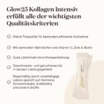 Glow25 Kollagen Intensiv 30 Sticks – Marine Tripeptide mit Vitamin C & Biotin – Bild 3