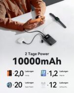 INIU 10000mAh Powerbank mit 45W Schnellladen – Kompakte Externe Batterie für Smartphones – Bild 5
