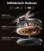 VICSEED Magnetische Autohalterung mit Vakuumsaugnapf & 20× N55 Magnete – 360° drehbar für iPhone & Samsung – Bild 8