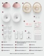 Nuliie JoyFlow Pro Tragbare Milchpumpe – Freihändig, leise & BPA-frei (2er-Pack) – Bild 9