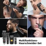 HIENA PRO Professionelles Haarschneideset – 5in1 Bartschneider & Nasenhairtrimmer USB – Bild 7
