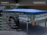 Tarpofix® Stützrad Anhänger 150kg mit Vollgummireifen & Klemmhalter – Verzinkter Stahl – Bild 7