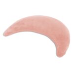 Theraline Plüschmond Stillkissen 135 cm – Ergonomisches Kopf- & Nackenkissen mit Perlenfüllung