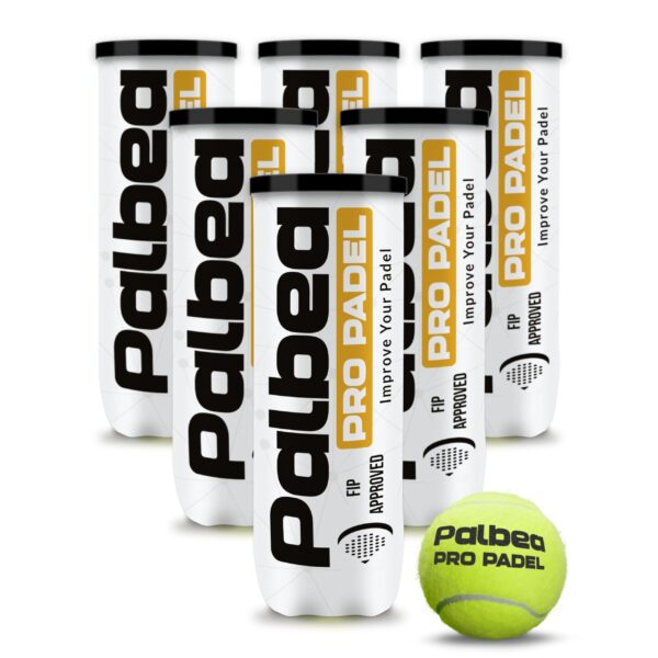 Palbea PRO Padel – FIP-zertifizierte Padelbälle mit HV-Filz für Turniere & Training