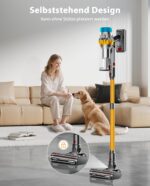 JRFYHFT Akku-Staubsauger 650W 50kPa – Kabelloses Reinigungssystem mit 70 Min Laufzeit – Bild 4