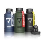 ABOVE. Edelstahl Trinkflasche 1.3L / 2.2L – Auslaufsicher mit 2 Verschlüssen für Sport & Outdoor – Bild 2