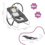 Badabulle Easy Moonlight Babywippe – 5-fach verstellbar mit Kopfstütze & Spielbogen – Bild 3