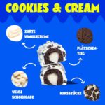ahead Protein Riegel Cookies & Cream 14x 45g – High-Protein Snack Low Carb – Bild 3