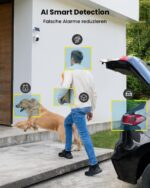 ieGeek 2K Solar Überwachungskamera aussen – 360° PTZ mit Akku & Farb-Nachtsicht – Bild 7