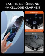 DIMONCOAT 4er-Pack Sichtschutz Panzerglas iPhone 16 Pro – Premium Privacy Screen mit 9H+ Schutz – Bild 6