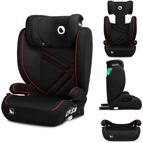 Lionelo Hugo i-Size Kindersitz Gruppe 2/3 (100–150 cm) – R129 zertifiziert mit ISOFIX