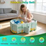 Lafisun Faltbare Babybadewanne 78x45x30 cm – Stabile Babywanne für 0-8 Jahre – Bild 6