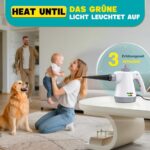 Rolipo Dampfreiniger 1050W mit 12-teiligem Zubehör – Chemiefreie Reinigung für Haushalt & Auto – Bild 3