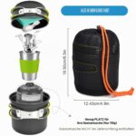 Odoland 10-teiliges Camping Kochgeschirr Set – Leicht & Kompakt für Outdoor-Abenteuer – Bild 4