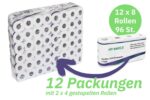 Hypafol Toilettenpapier 3-lagig, 96 Rollen – Premium Qualität für Gewerbe & Privat – Bild 3