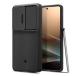 Spigen Optik Armor Samsung Galaxy S26 Ultra Hülle – Kamera-Schutz mit Air Cushion, Schwarz