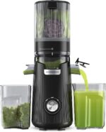 ACOQOOS Slow Juicer mit 135 mm Fütterungsröhre – Elektrische Saftpresse mit 99% Saftausbeute