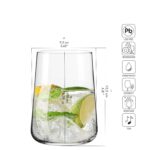 Krosno Infinity 6er-Set Wassergläser 490 ml – Bleifreies Kristall mit elegantem Design – Bild 3