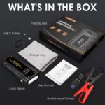 HDJFLU 3000A Auto Starthilfe Powerbank – 12V Jumper Starter für Pkw & Diesel – Bild 7
