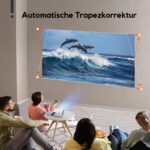 AKIYO O1 Mini Beamer 720P – 360° drehbar mit Auto Keystone & 16000L für Heimkino – Bild 4