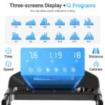 UMAY Klappbares Laufband mit 15% Steigung & 3.0PS Motor – Heimtraining für effektives Cardio – Bild 3