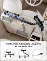 TRYONE Tablet Halterung Auto Kopfstütze 46cm – 3-in-1 Universalhalter für iPad & Smartphones – Bild 5