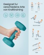 SONGMICS Kurzhantel-Set 9kg mit Ständer – Neopren-Hanteln 1-3kg für Anfänger – Bild 4