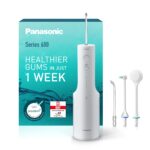 Panasonic Series 600 Ultraschall-Munddusche EW-DJ67-W303 – Kabellos mit 5 Druckstufen