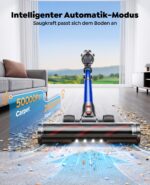 Fieety U15 Kabelloser Akku-Staubsauger mit 2 Akkus & 130 Min Laufzeit – 50kPa Saugkraft – Bild 4