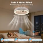 Ateroll Deckenventilator Ø48cm mit RGB-Beleuchtung – 6 Windsstufen, dimmbar, Fernbedienung – Bild 7