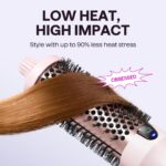 wavytalk Thermobürste 38mm mit Ionen-Technologie & 5 Temperaturstufen – Lockenstab & Bürste in Einem für Blowout-Look – Bild 5