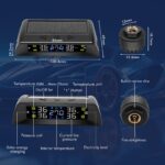 KAOLALI TPMS Reifendruckkontrollsystem mit 4 Sensoren – Solar & USB-Ladefunktion für SUV, Van, LKW – Bild 9