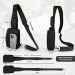 BROADREAM Anti-Diebstahl Schultertasche mit RFID-Blockierung – Sicher & Komfortabel für Reisen – Bild 5