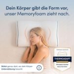 Blumtal Orthopädisches Nackenstützkissen mit Memory Foam – Höhenverstellbar für alle Schlafpositionen – Bild 6