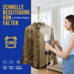 Rolipo Dampfglätter 1640W mit 400ml Tank – Faltenentferner für Zuhause & Reisen – Bild 5