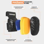 Thunderbolt® Knieschoner Elite Serie III – Professioneller Knieschutz mit Gelkissen für Handwerk – Bild 4