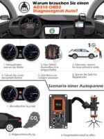 ANCEL AD310 OBD2 Diagnosegerät – Fehlercodeleser für alle Fahrzeuge ab 1996 – Bild 2