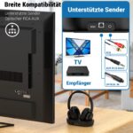 LETSACTIV Funkkopfhörer für Fernseher – Kabellose TV-Kopfhörer mit Ladestation – Bild 5