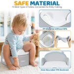 Orzbow 3-in-1 Kindertoilette mit Tritthocker – Verstaubar & Sicher für Sauberkeitserziehung – Bild 6
